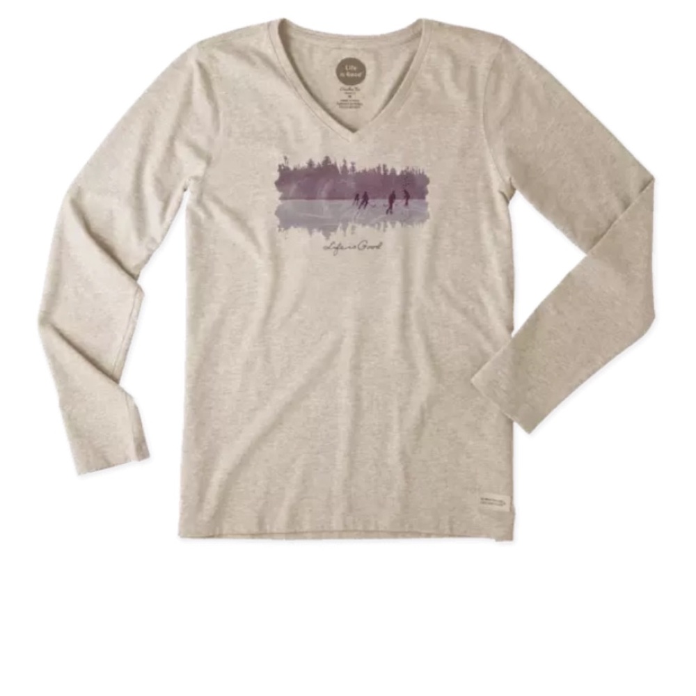 Life is Good Crusher Tee Pond Hockey Medium M - Picture 1 of 6